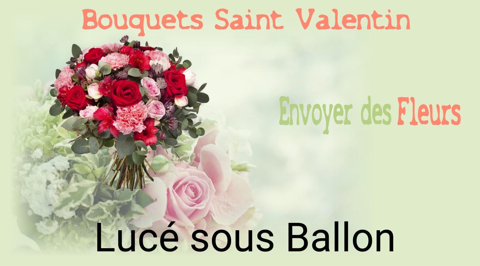 Roses de Saint-Valentin livrées à Lucé-sous-Ballon